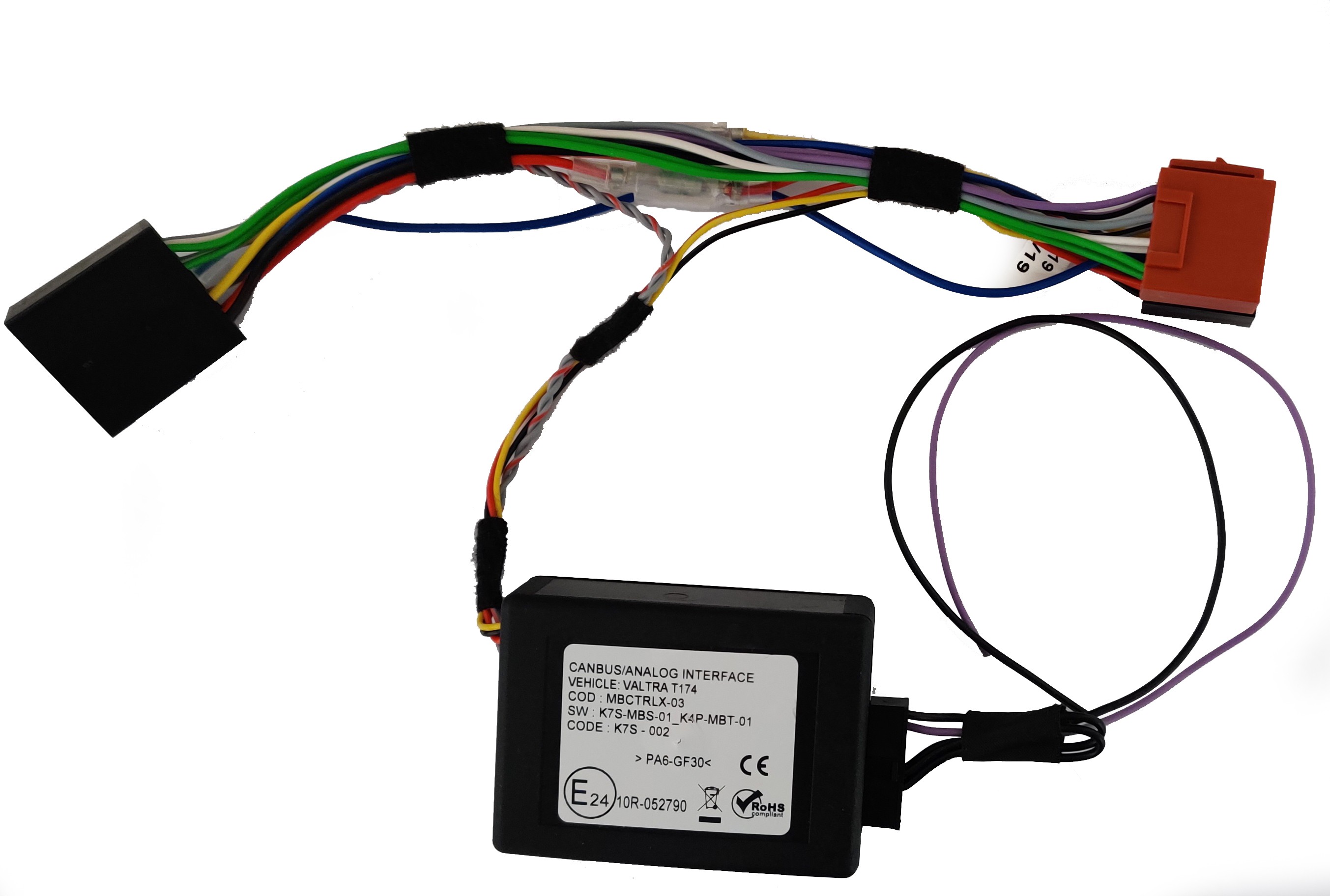 INTERFACE COMMANDE AUTORADIO CE235BT/05 VERS VALTRA SERIES N, T et S