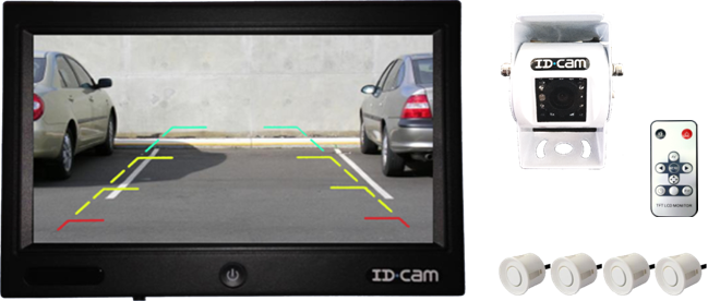 KIT CAMERA DE RECUL IDCAM ID 710 WPB