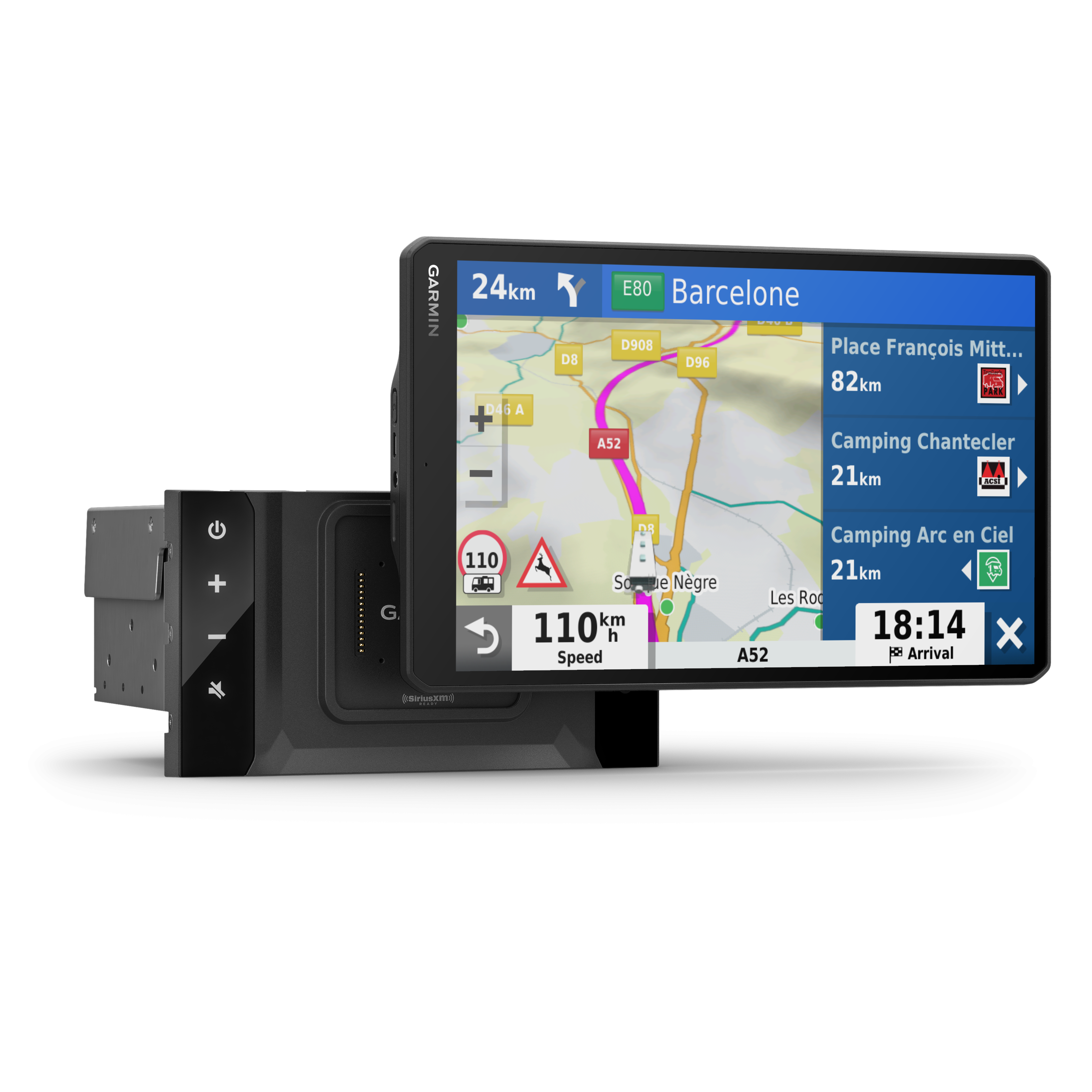 Support GPS fixe pour tableau de bord Garmin