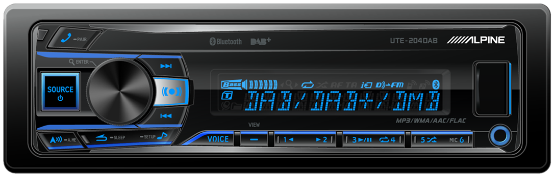 AUTORADIO ALPINE UTE-204DAB