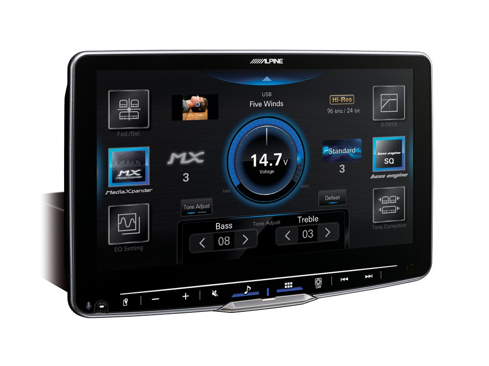 Autoradio sans cd bluetooth alpine UTE-204DAB - Autoradio sans