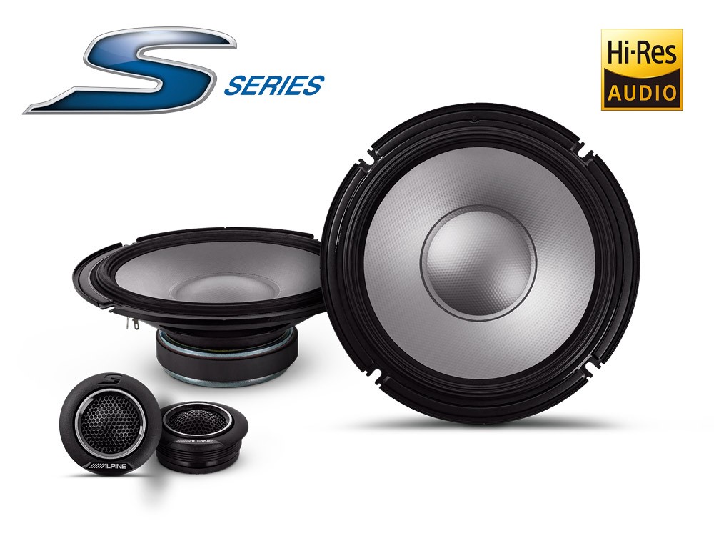 Kit haut-parleurs séparés 2 voies 20 cm Hi-Res Audio